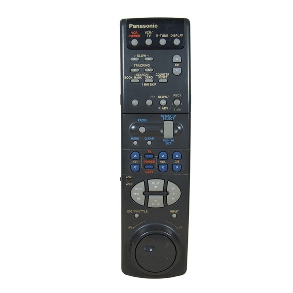 Panasonic VCR TV R Tune Display Remote Control VSQS1298 Program Director - Picture 1 of 8